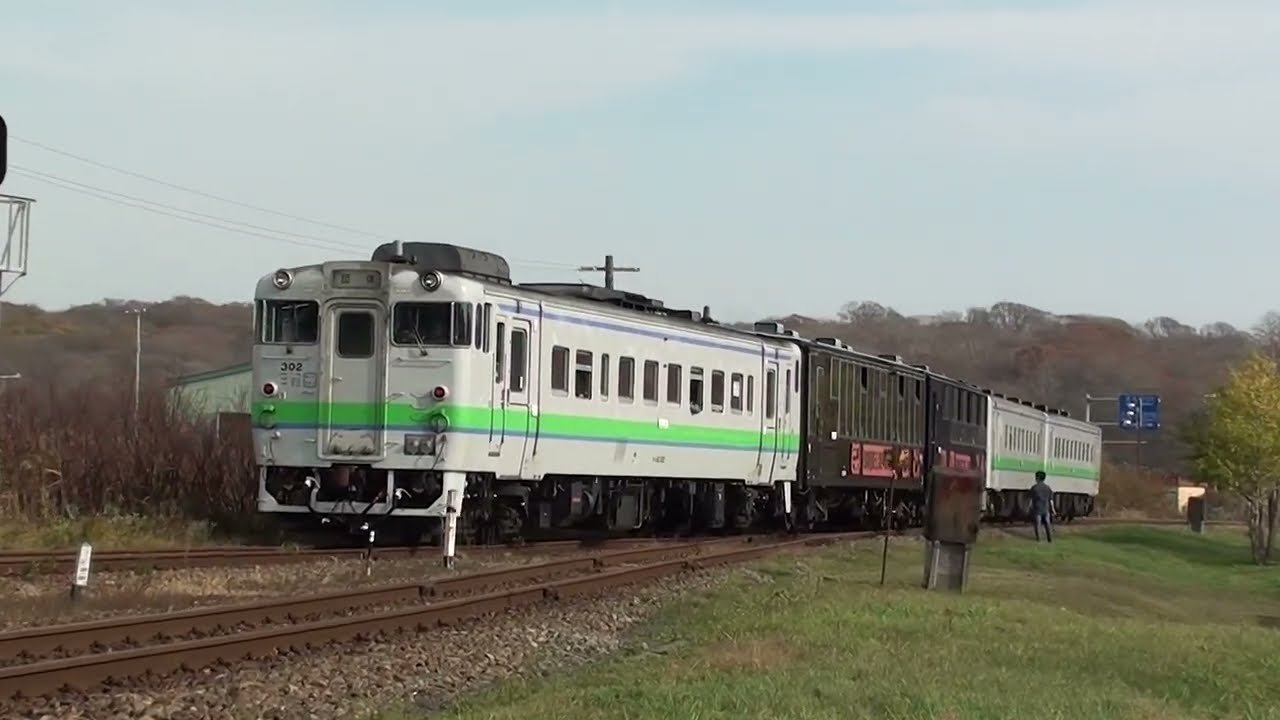 日高本線 バーベキュー列車 キハ141･142 キハ40 ナハ29000 (2011.10.29)