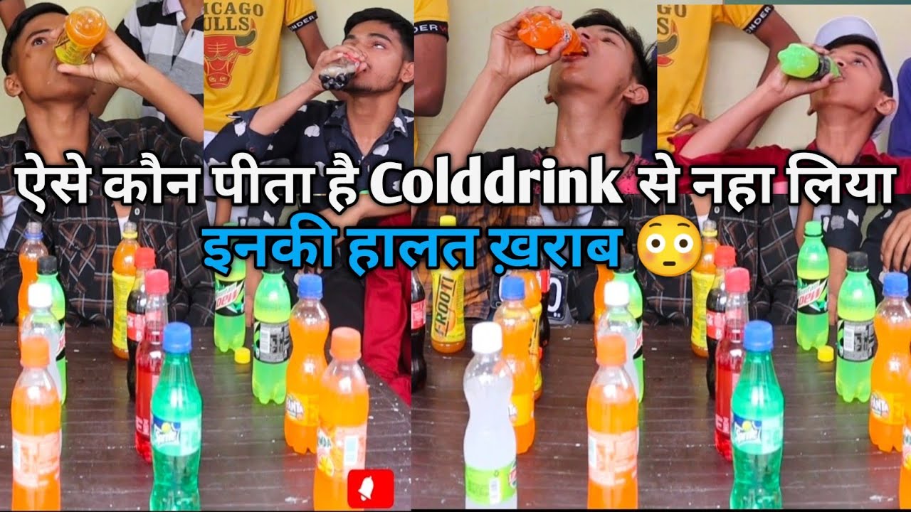 Unlimited Soft Drink Challenge | Cold drink Challenge|Maza Frooti Pepsi dew Sprite Pine Ka Challenge