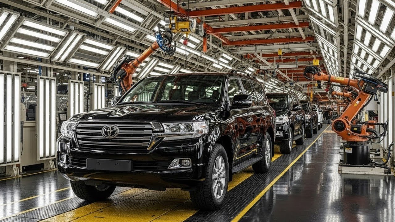 How Toyota Produces the Land Cruiser V8 | Inside the Modern Car Factory (Full Process)