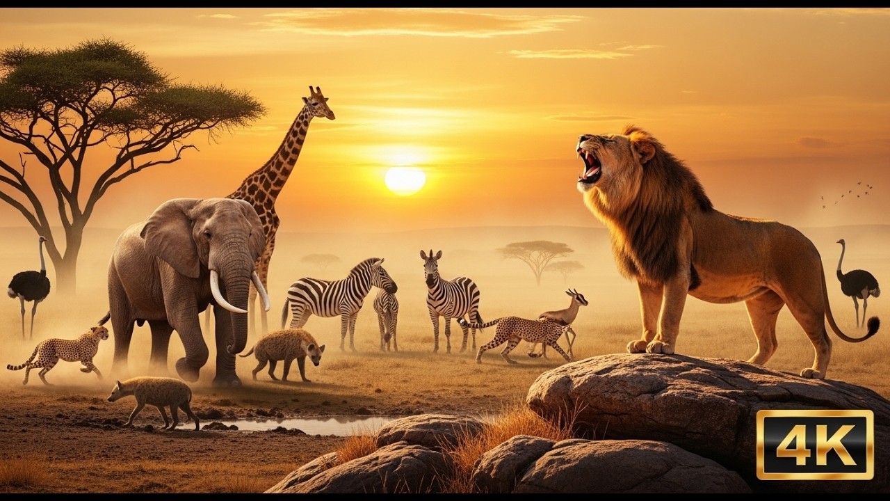 4K Animal Kingdom Journey | Incredible Creatures from Around the World
