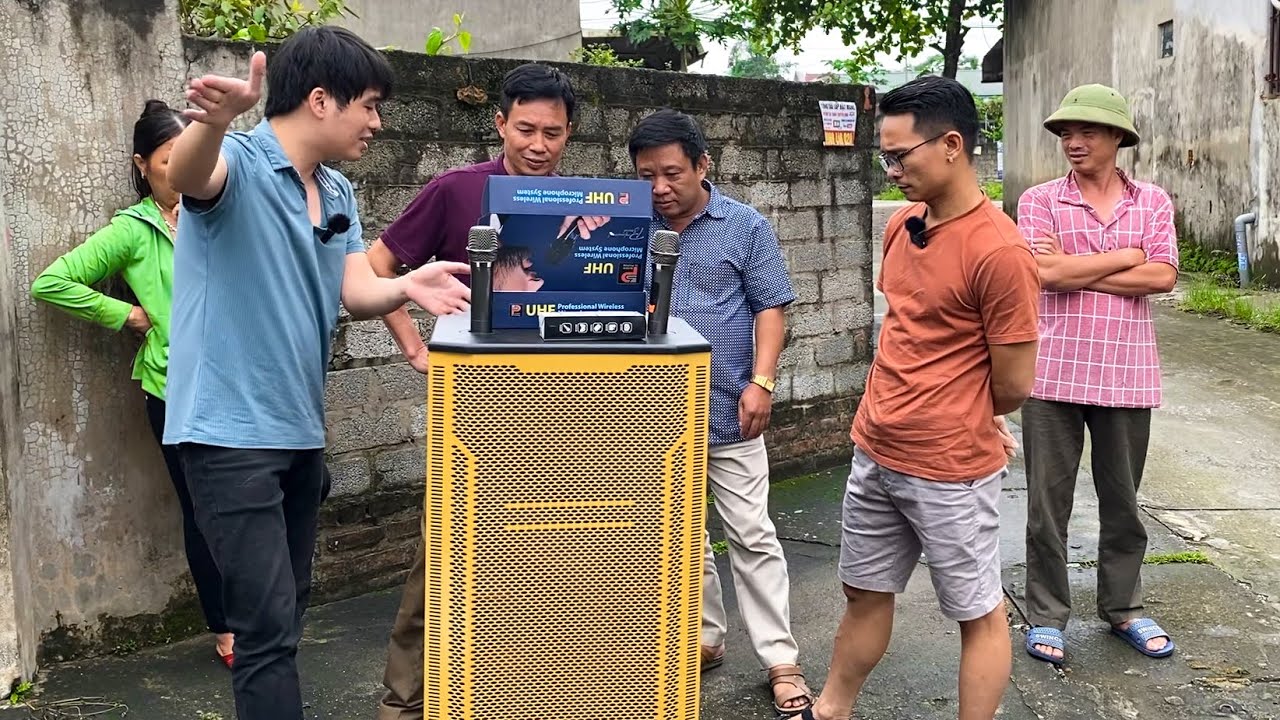 Giao loa kéo Prosing W215B cho anh Cương ở Chương Mỹ, Hà Nội