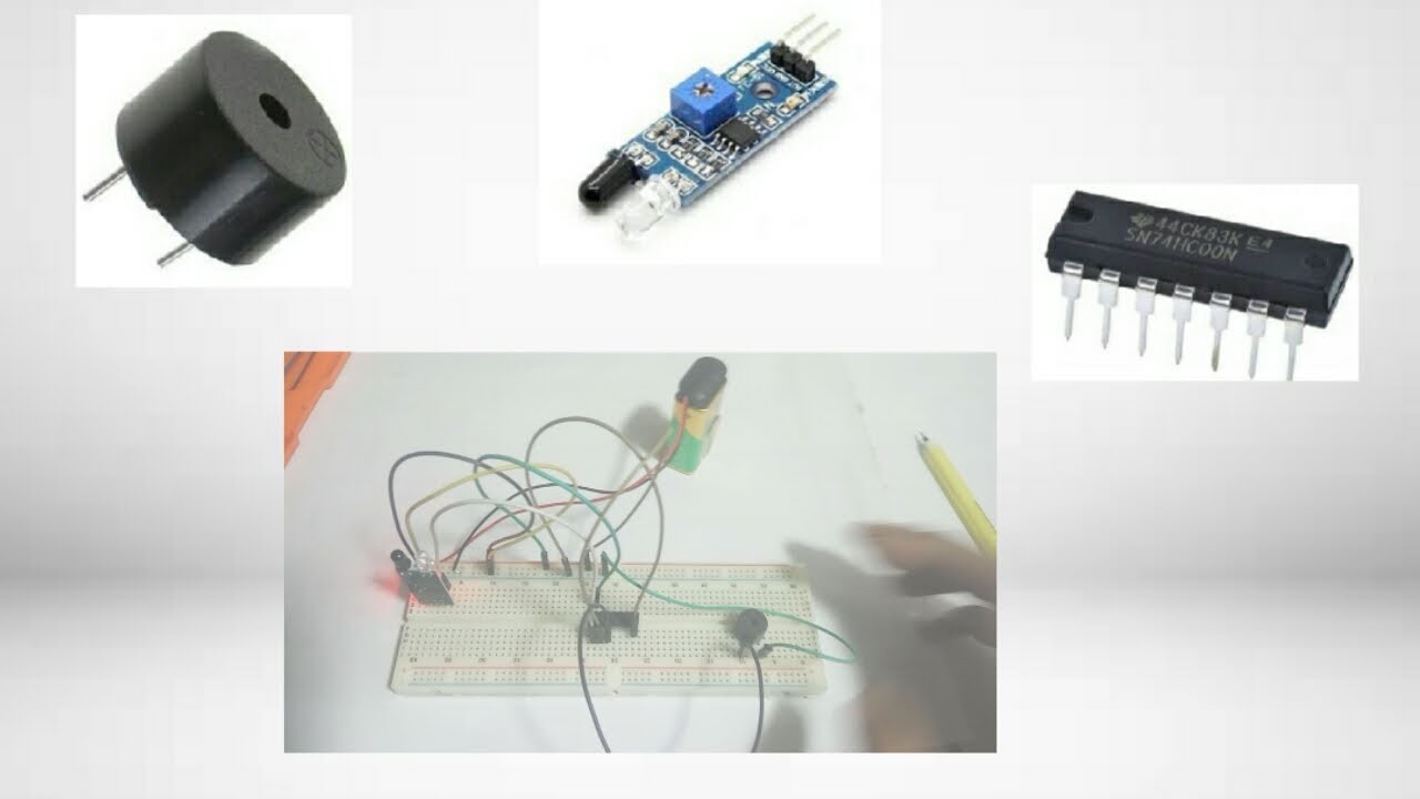 Digital Logic Circuit project ||Using NAND Gates and IR Sensor.