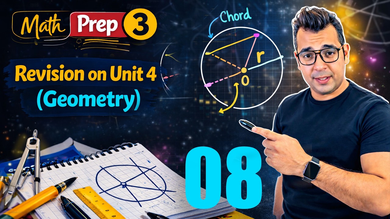 Geometry Prep 3 | Revision on unit 4 -Geometry | مراجعةمميزة