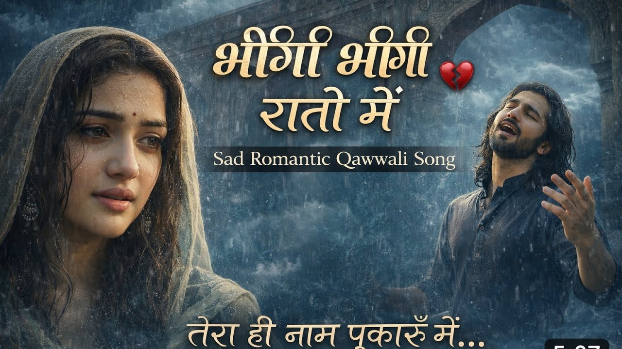 Bheegi Bheegi Raaton Mein 💔 | New Sad Song 2026 | Emotional Rain Love Song | Hindi Qawwali#sad #song