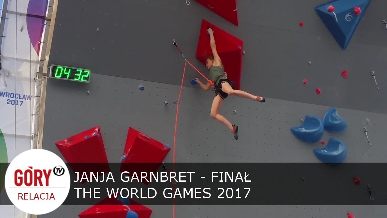 The World Games 2017 - finał we wspinaczce na trudność, Janja Garnbret