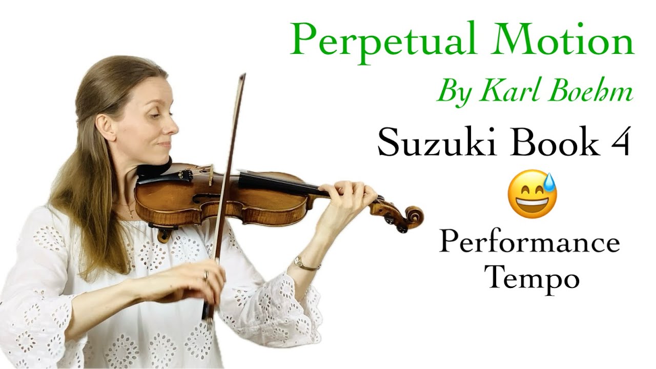 Perpetual Motion in Suzuki Book 4