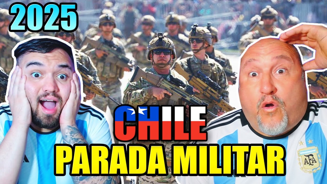 PADRE ARGENTINO reacciona a PARADA MILITAR de CHILE 2025 🇨🇱