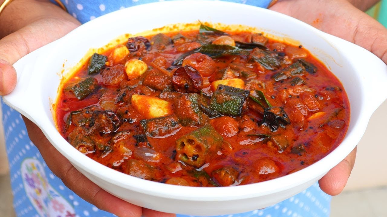 வெண்டைக்காய் காரக்குழம்பு இந்த மாதிரி செய்யுங்க!!#karakuzhambu,#nikiskitchen