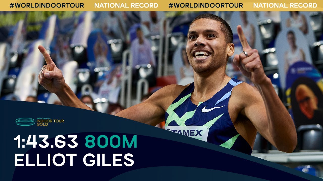Elliot Giles 1:43.63 | World Athletics Indoor Tour