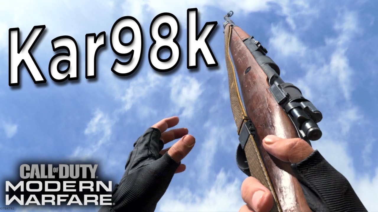 Kar98k on Modern Warfare 2019 PS5 Gameplay