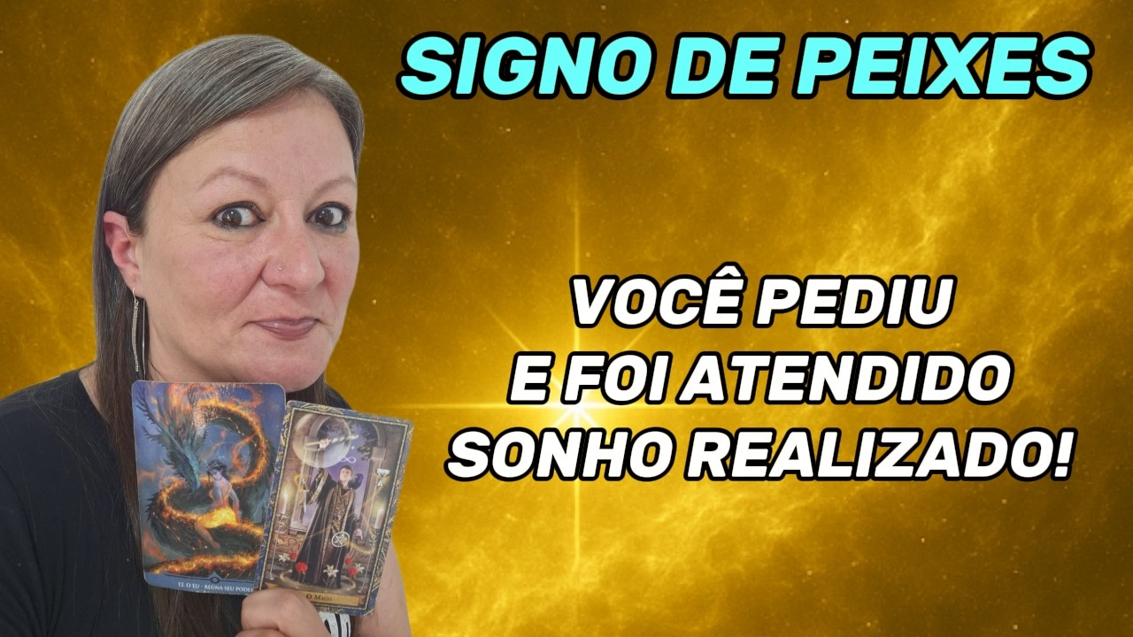 ♓ PEIXES – 🔮 ESSA MUDANÇAA! TEM UM PROPÓSITO, PERSISTA! 💪 SEU SONHO VAI VIRAR REALIDADE! 🌟