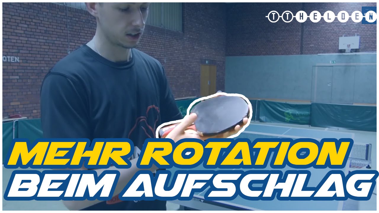 Mehr Rotation durch diese Griffhaltung beim Aufschlag - Tischtennis Helden