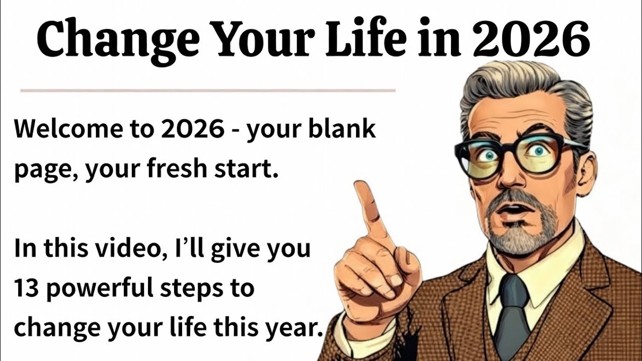 Change Your Life in 2026 - One Step at a Time || Graded Reader || Improve Your English Fluency ✅....