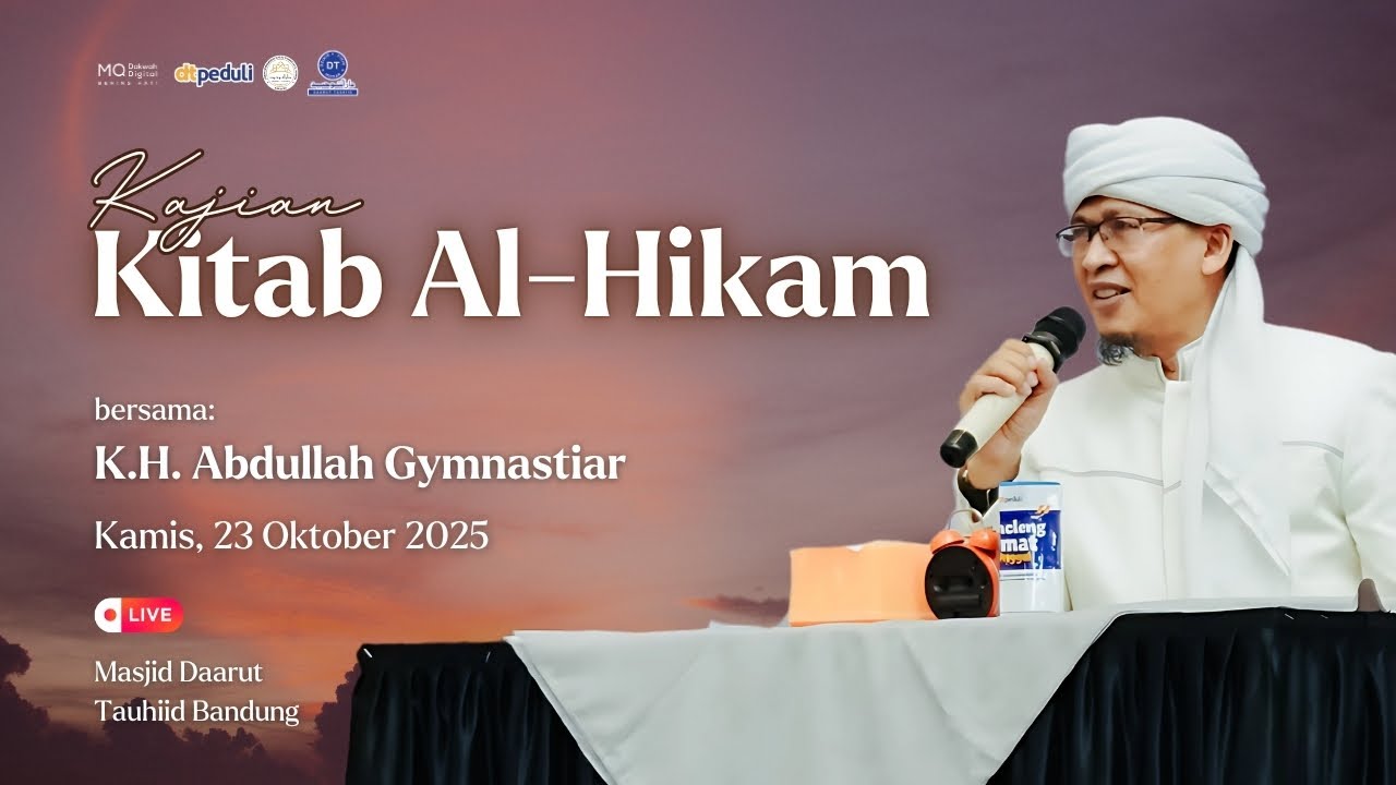 🛑 LIVE Kajian Al Hikam dari Masjid Daarut Tauhiid Bandung 23/10/2025