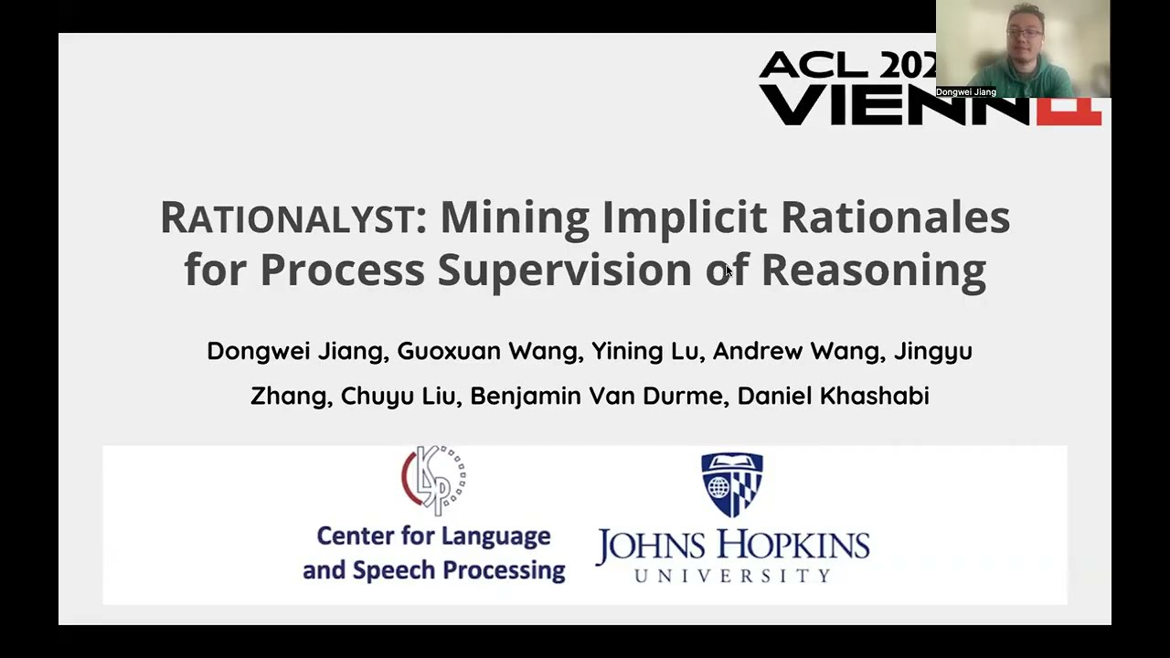 RATIONALYST: Mining Implicit Rationales for Process Supervision of Reasoning - ACL 2025