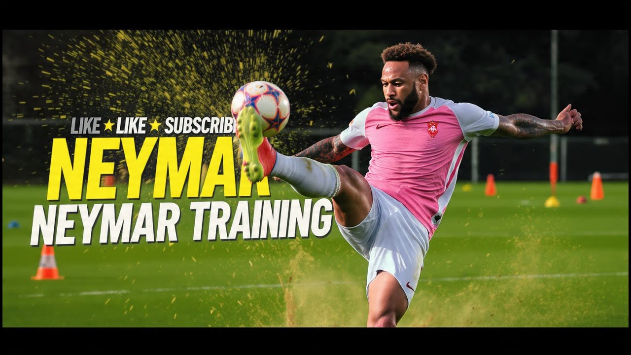 Neymar Intense Football Training ⚽ Hard Work on the Ground