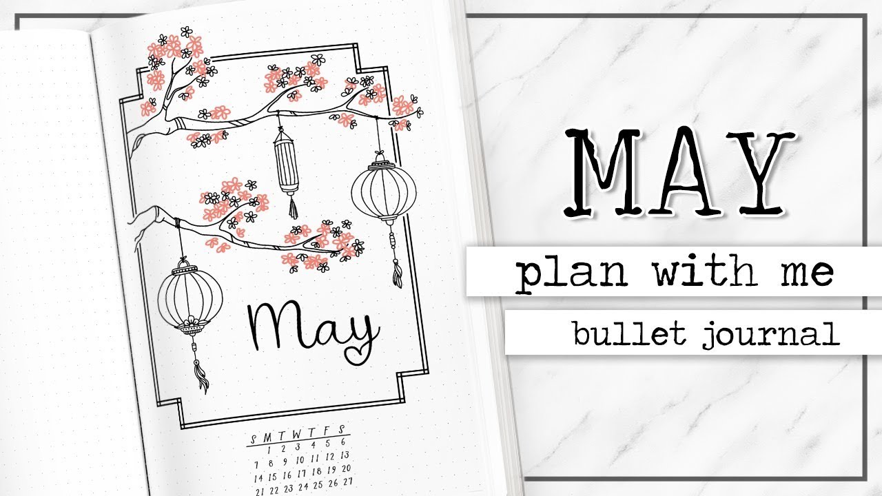 PLAN WITH ME | Bullet Journal Monthly Setup - May 2017 + Printables