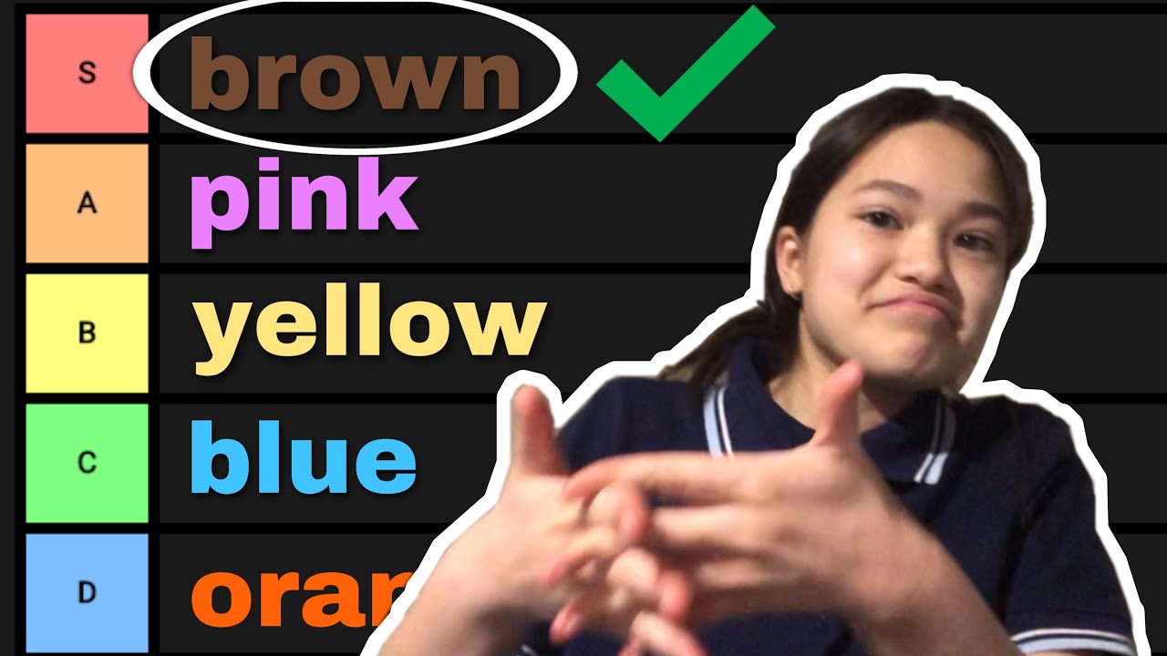 COLOURS Tier List Ranking… ⚠️ controversial ⚠️