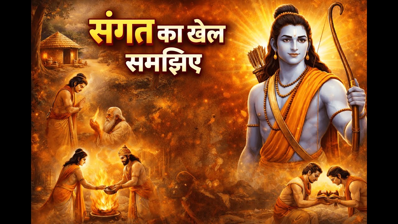 संगत का खेल समझिए | श्रीराम के जीवन से सीख | रामायण जीवन दर्शन