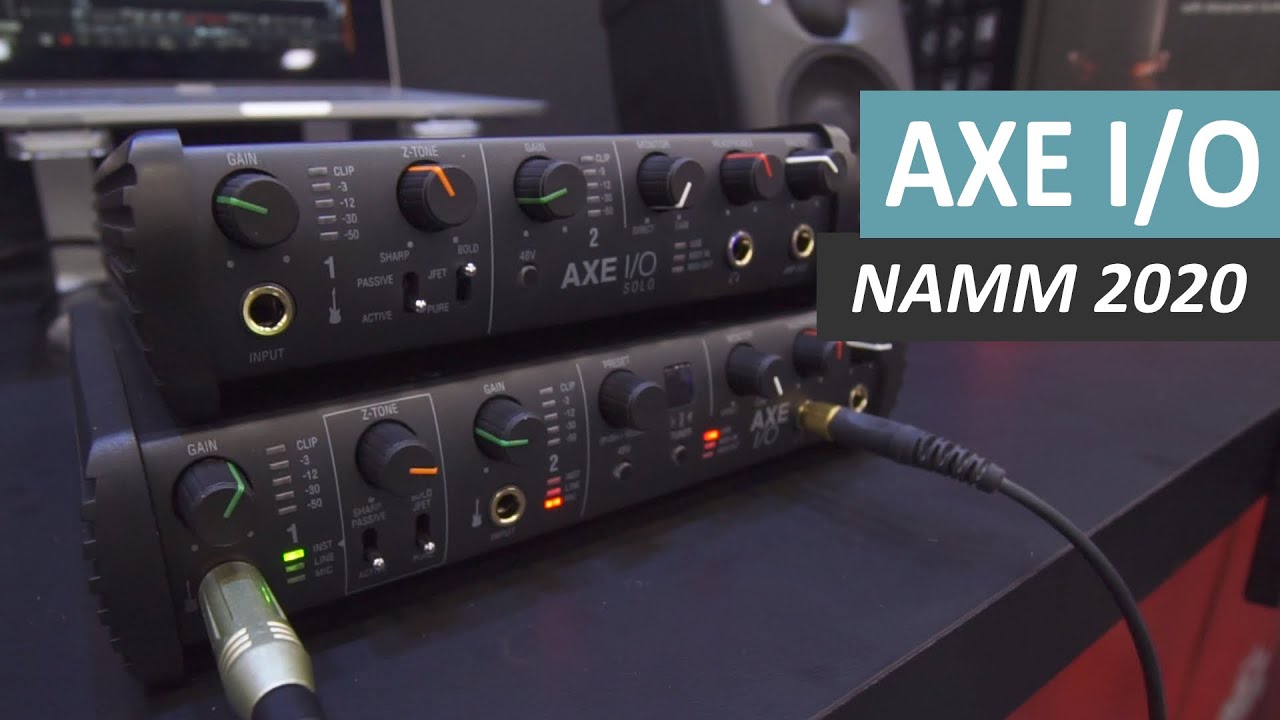 IK Multimedia AXE I/O SOLO & Z-Tone DI - NAMM 2020