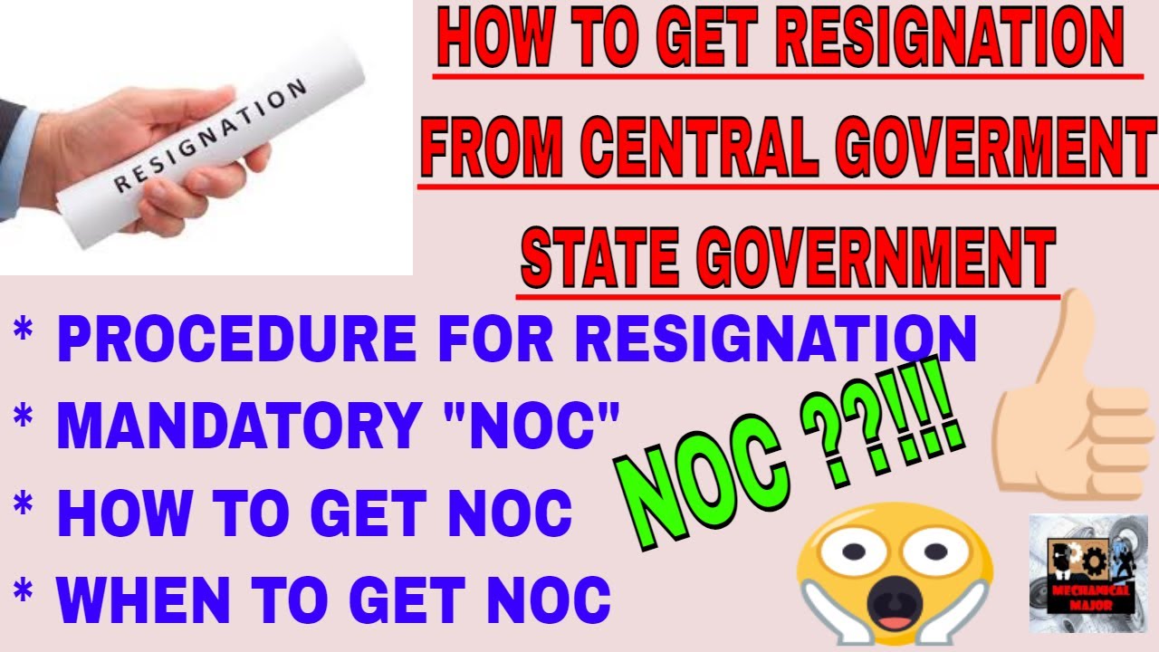 How to get Resignation from Govt Department |How to get NOC |Resignation, Removal & Dismissal Part 1