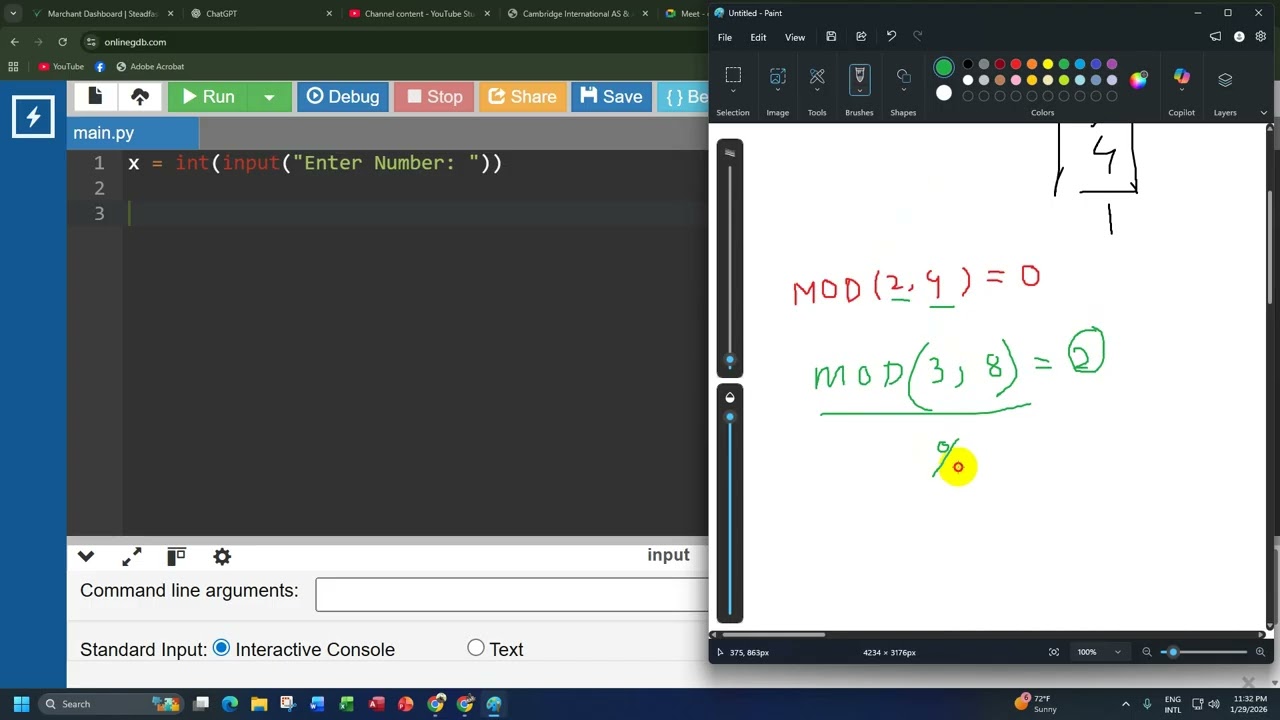 Even & Odd Value Finding with Appropriate Count || Loop Controlling Method || Python & Pseudocode