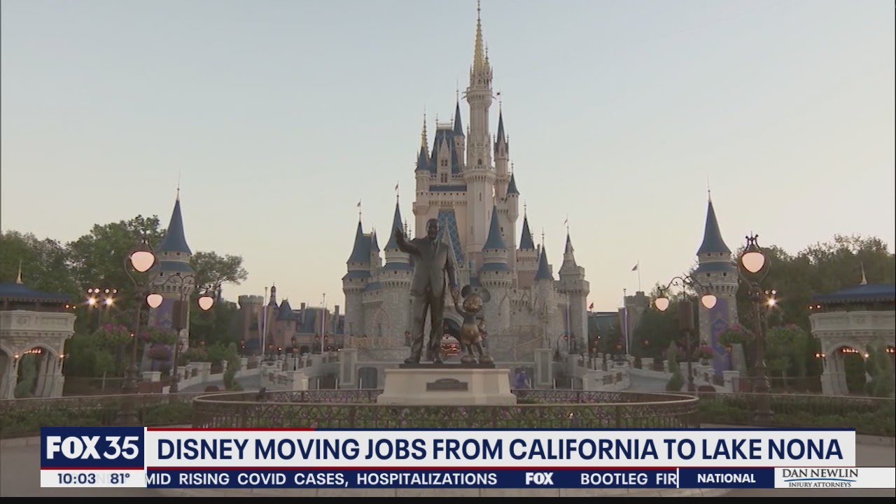 Disney moving jobs from California to Lake Nona