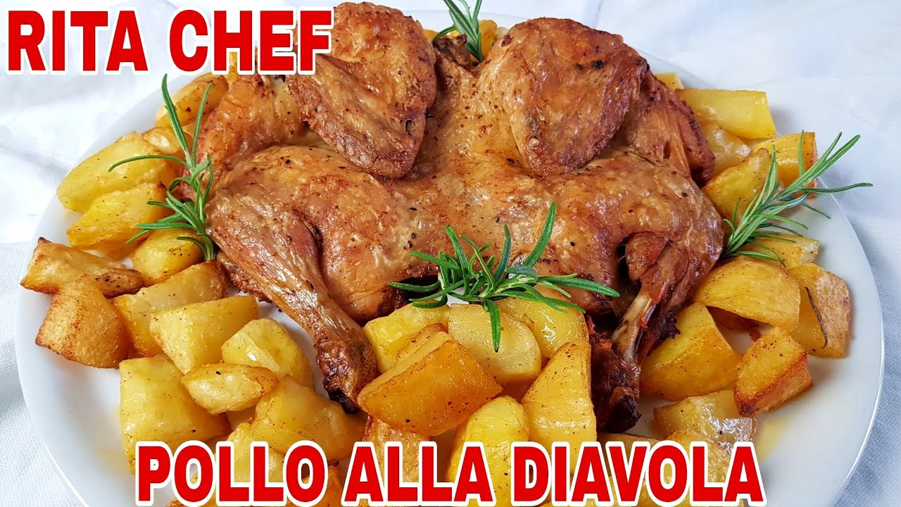 КУРИЦА АЛЛА ДЬЯВОЛА С КАРТОФЕЛЕМ⭐РИТА ШЕФ-ПОВАР | CHICKEN RECIPE.