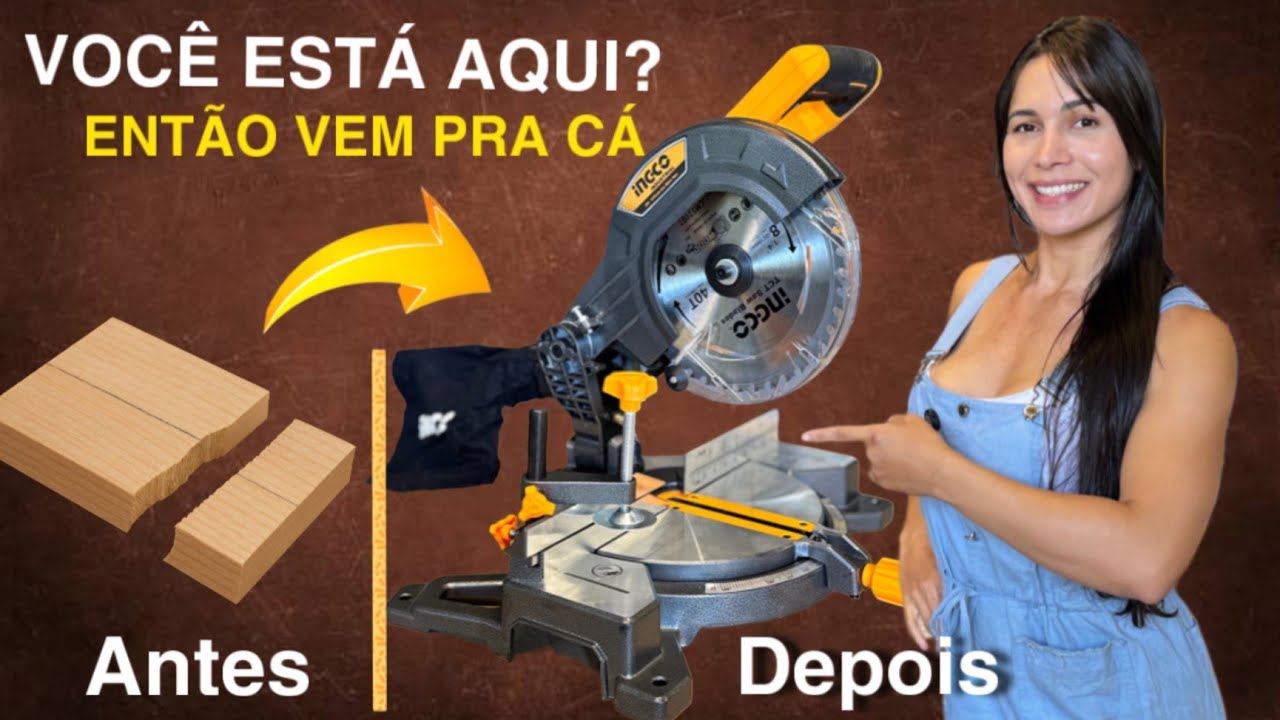 ESSA MÁQUINA VAI MUDAR SEU ESTILO DE TRABALHO - SERRA DE ESQUADRIA INGCO.