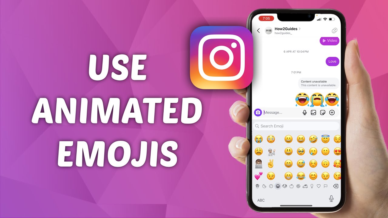 Как использовать анимированные эмодзи в Instagram