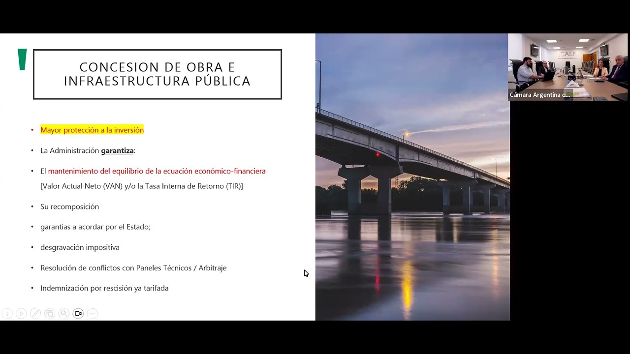 Ciclo de Charlas CAEM: Infraestructura log&iacute;stica y de suministro energ&eacute;tico.
