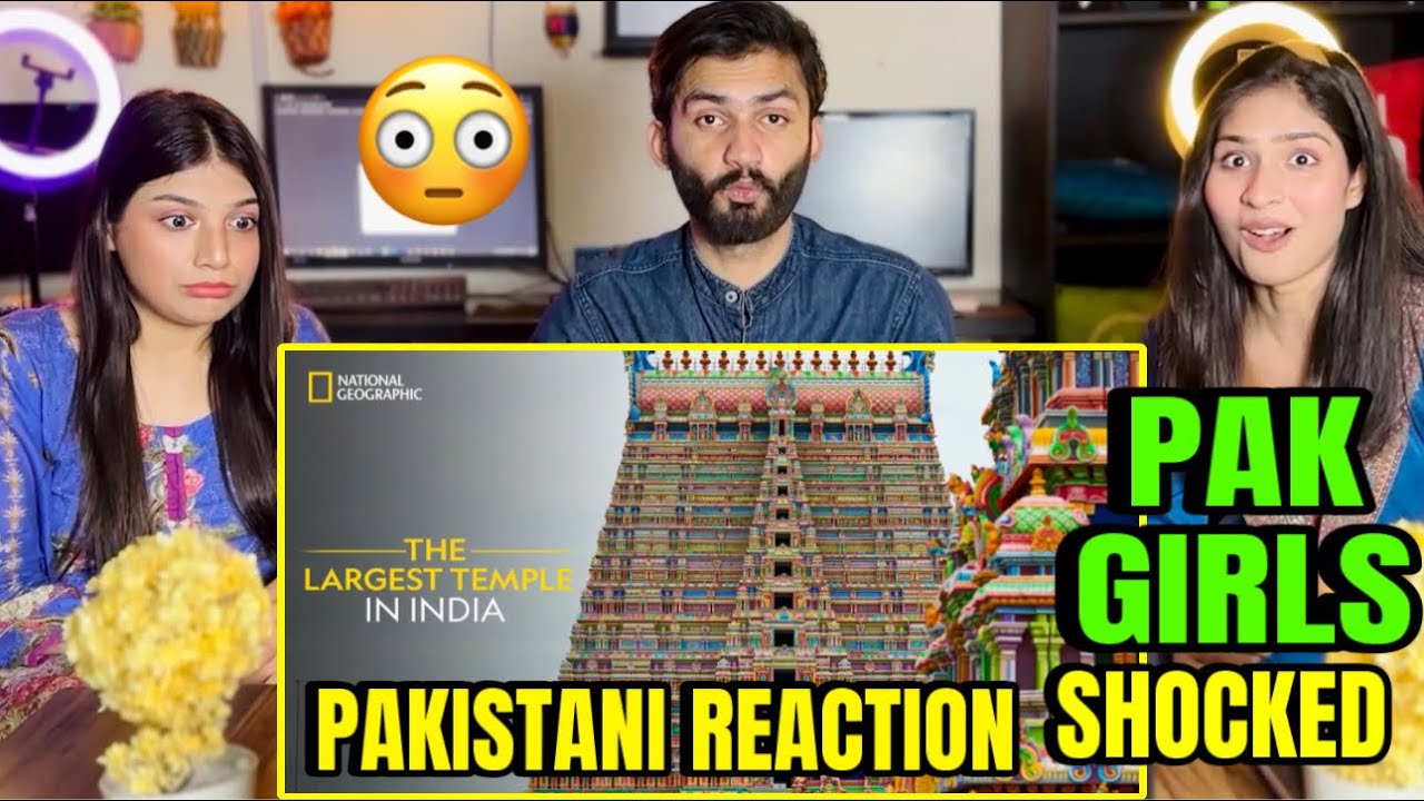 PAKISTANI REACTION ON THE LARGEST TEMPLE IN INDIA 🇮🇳 | IT HAPPENS ONLY IN INDIA | PAK GIRLS