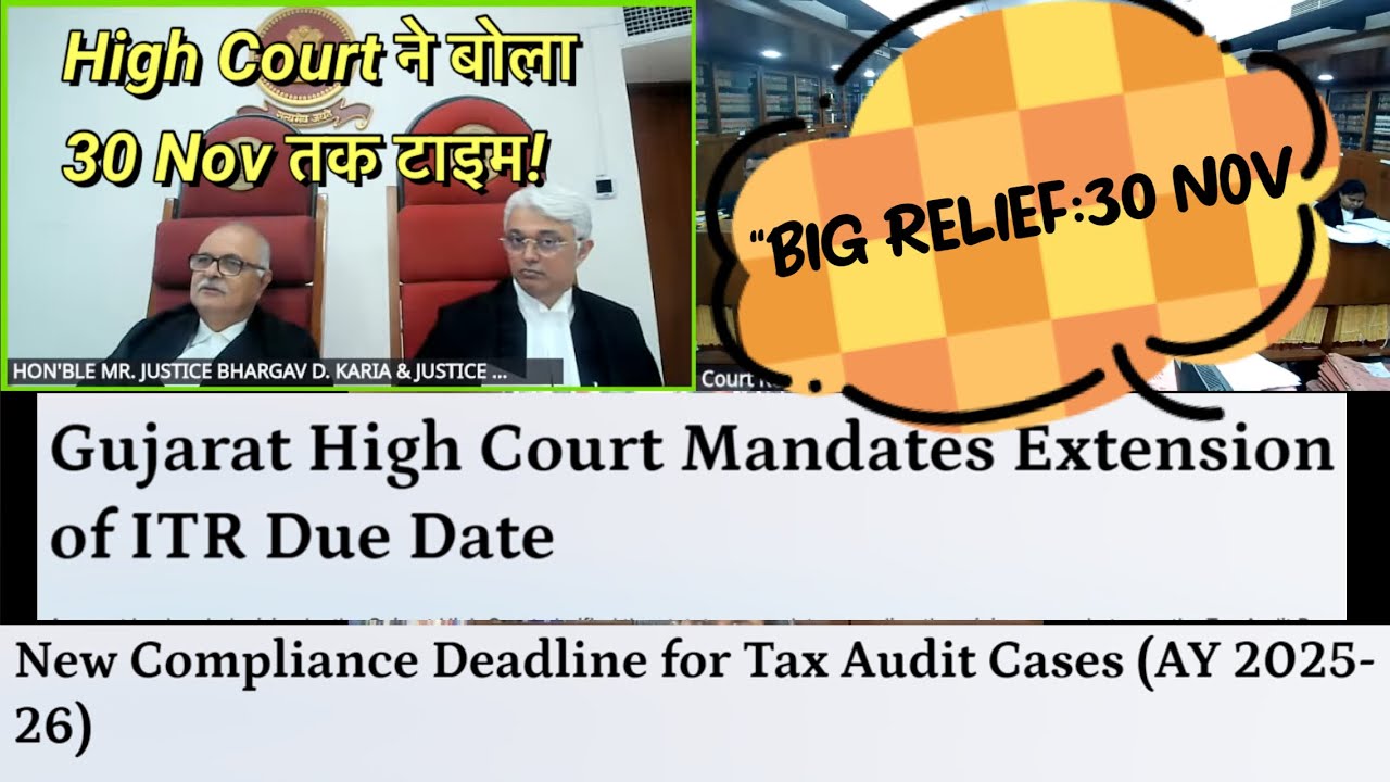 🚨 Big Relief! ✅ ITR Filing Due Date Extended to 30 Nov 2025 📅 | CBDT Circular Explained 📜&rdquo;
