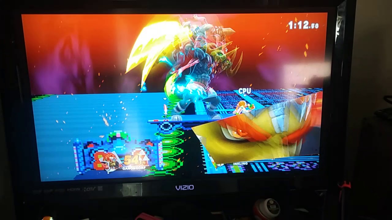 Super Smash bros Ultimate Ganondorf Vs Inkling (CPU Vs CPU)