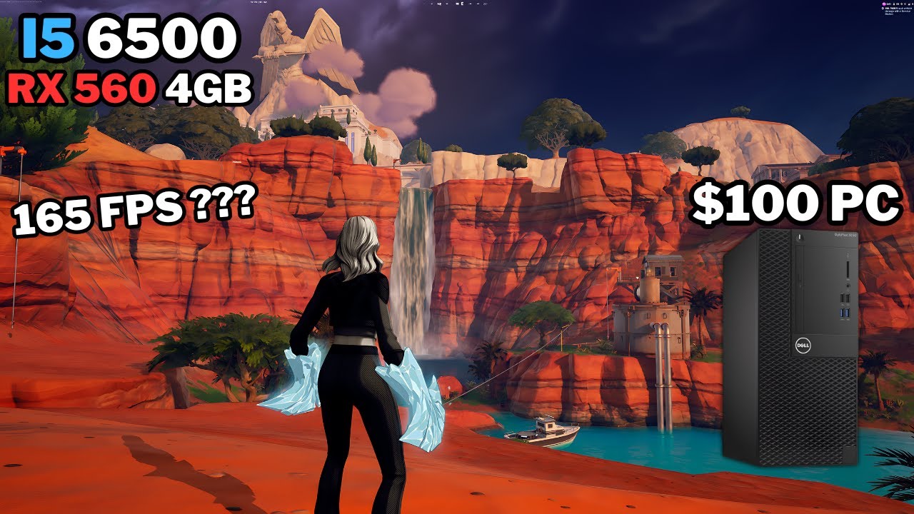Fortnite CH5 S3 On A $100 Dell OptiPlex PC | i5 6500 + RX 560 4GB | 1080P Medium - Performance Mode