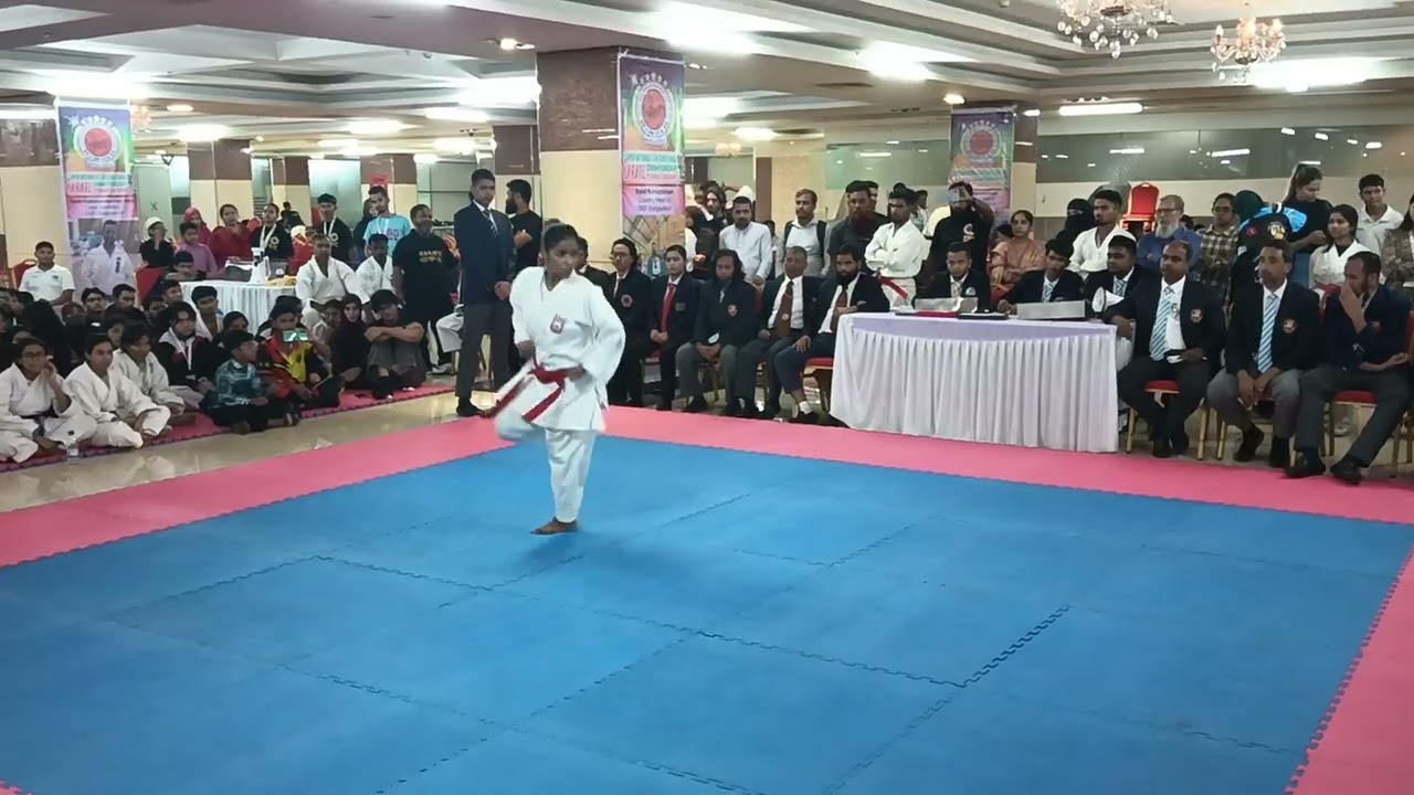 Bangladesh Female Kata performance at Dhaka Bangladesh.