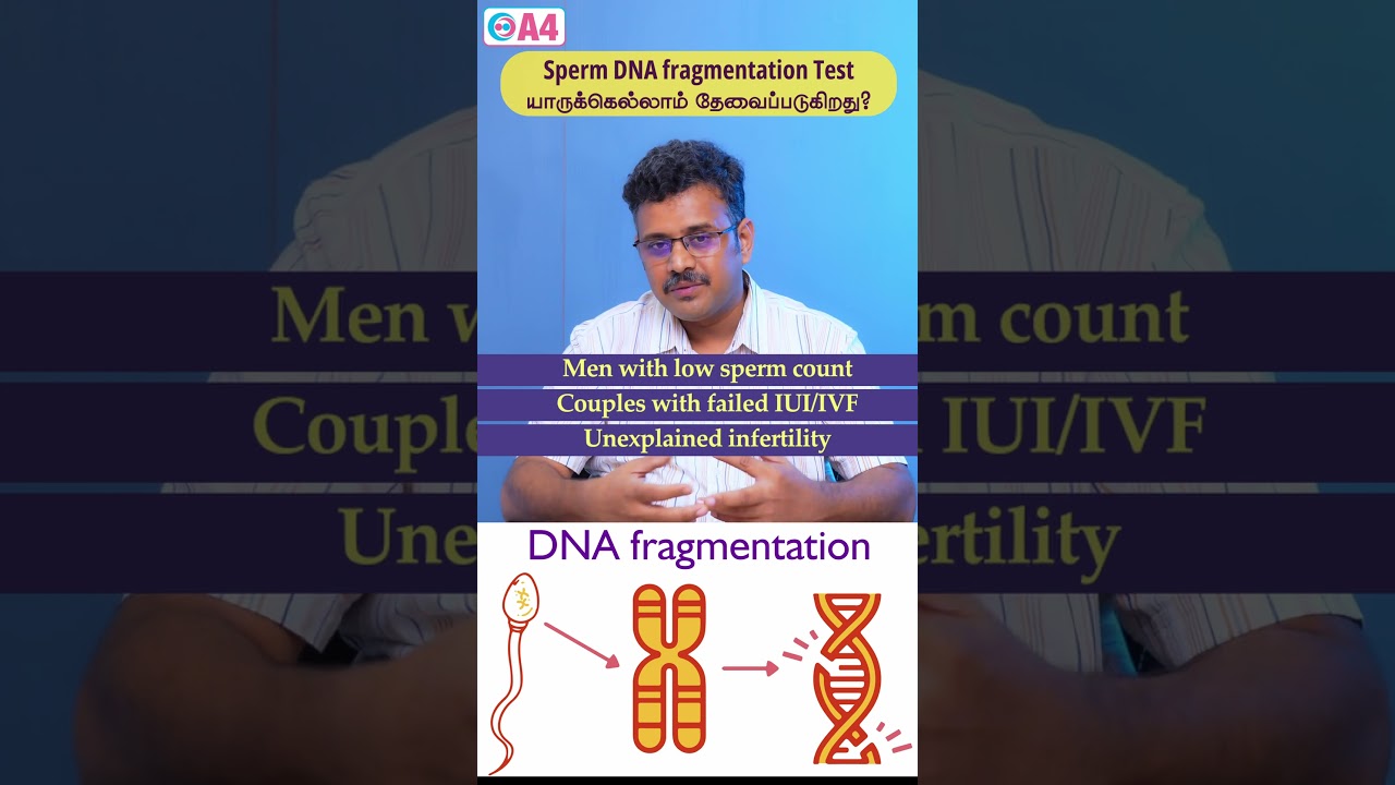 Sperm DNA Fragmentation Test யாருக்கெல்லாம் முக்கியம்?|DNA Fragmentation Test| Dr. Arun|A4 Fertility