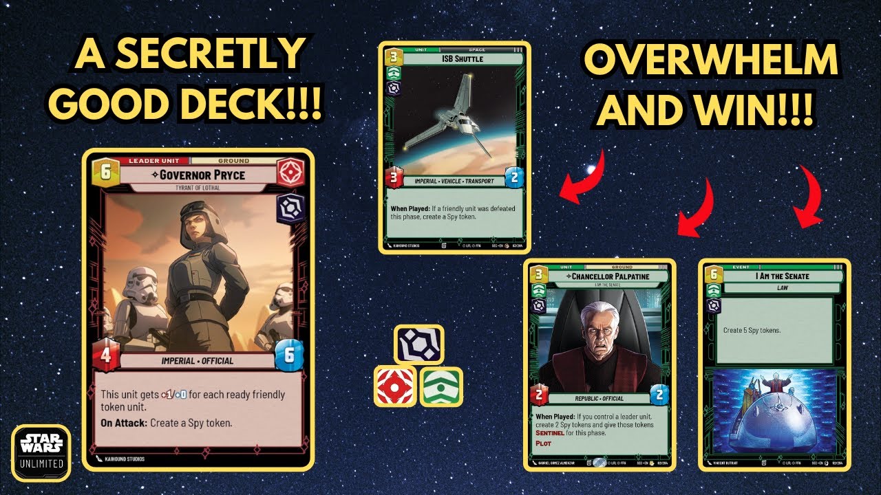 Governor Pryce Deck - Win with Tokens! | Star Wars Unlimited