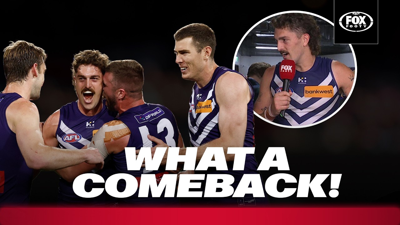 FREO&rsquo;S EPIC 27-POINT COMEBACK! 😱🔥 Inside the sheds after SCG stunner | Fox Footy