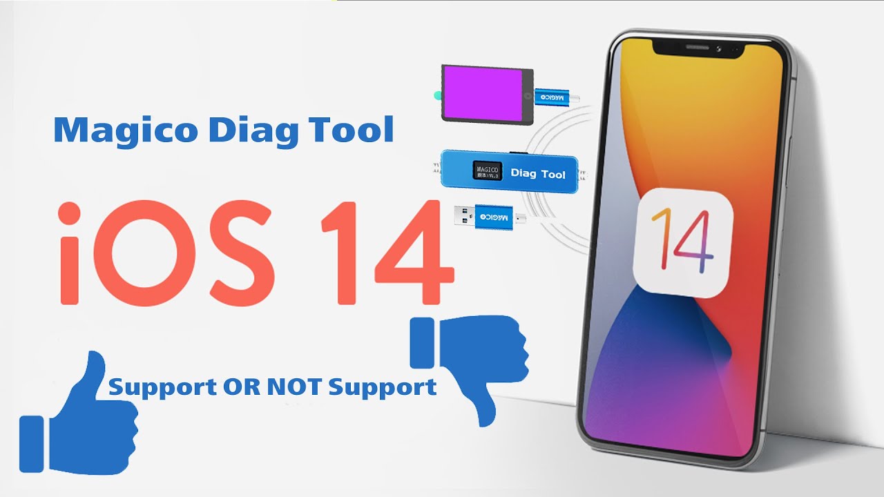 هل يمكن فك الايفون المغلق ايكلود عن طريق تغير السريال ؟!! و هل الماجيكو دياج تول تدعم ios14