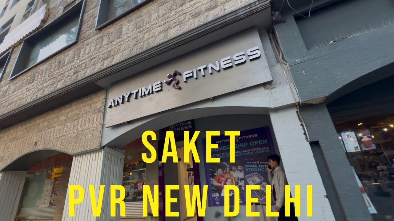 Gym hunting still continues… until the right vibe hits ! Anytime Fitness Saket ! New Delhi