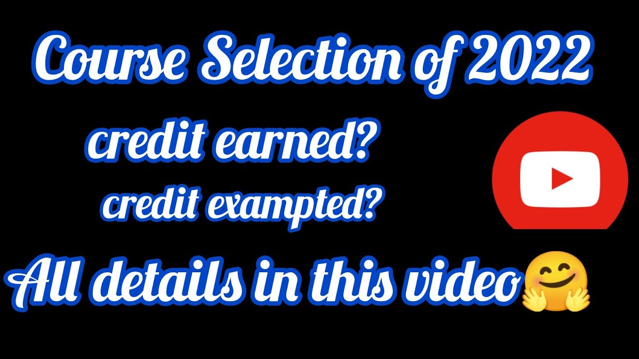 Course Selection Of 2022 3rd Semester of BSSE || credit earned