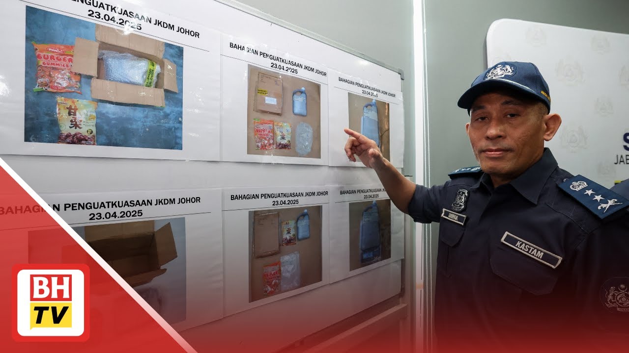 Kastam bongkar kotak berisi botol cecair hitam disahkan dadah hampir RM1 juta diikrar makanan