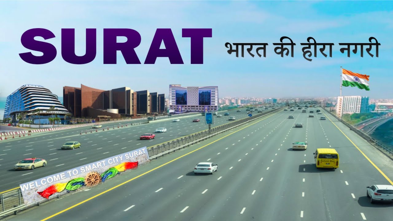 Surat City - Diamond City Of India | Surat City 4k Drone View 2025 | Smart City Surat | City Impulse