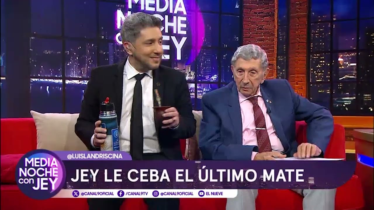 LUIS LANDRISCINA CON JEY en Medianoche con Jey