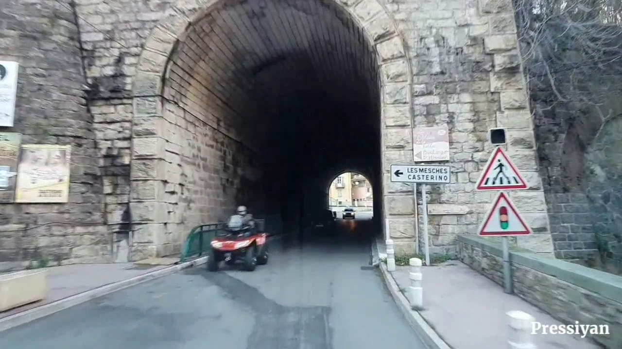 Fontan, France via Tunnel du Col de Tenda to Limone Piemonte, Italy - Journey (2018)