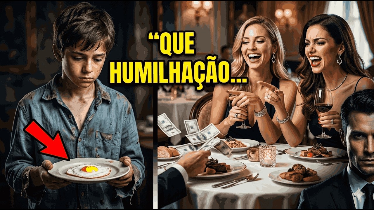Riram do Garoto Pobre Comendo Ovo Frito… Até Descobrirem Quem Ele Realmente Era