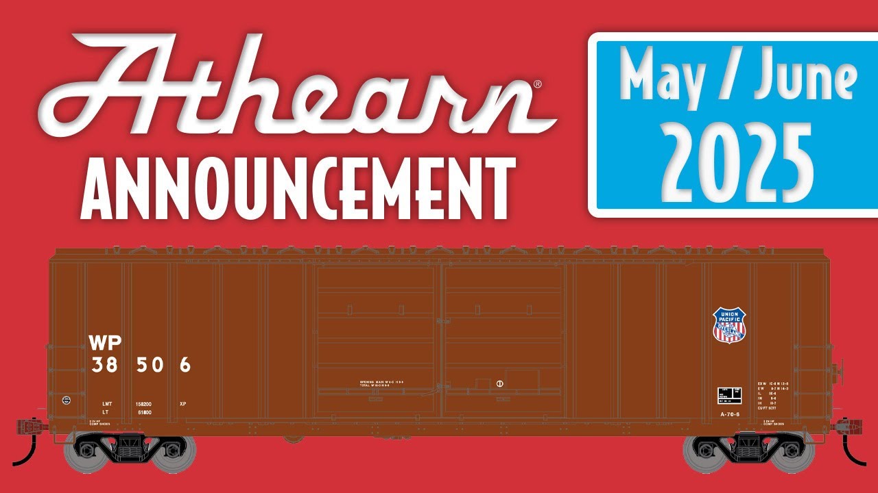 Athearn May / June 2025 Announcements:  Athearn N FMC 5077 Centered Double Door Boxcar