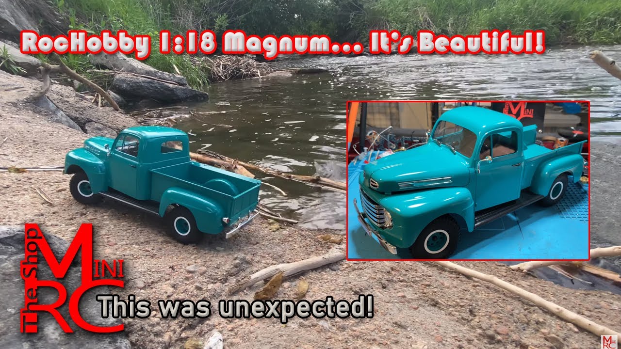 1/18 RocHobby Magnum out of nowhere?!? Box Opening and a nice drive.