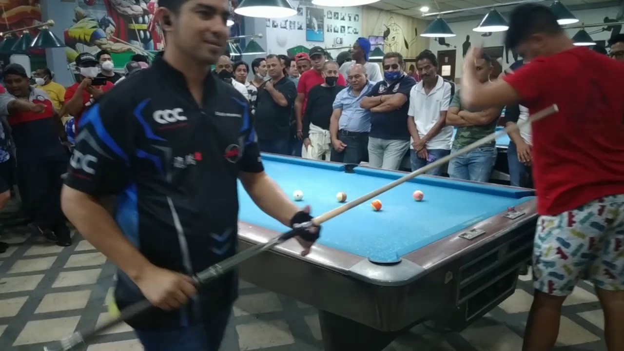 Ricardo solórzano(chonerito)vs Daniel Chávez ( El Rayo) postas de 500 .. serie a 7 mesas...🎱🎱👍